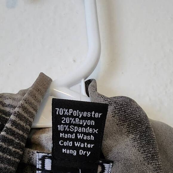 Clara Sun Woo Asymmetrical Sharkbite Hem 3/4 Ruched Sleeve Tunic XS - Picture 5 of 9